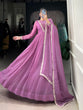 Load image into Gallery viewer, Lavender Radiant Silver Glory Shimmer Gown with Sequins &amp; Embroidery Work Dupatta