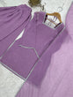 Load image into Gallery viewer, Lavender Silk Kurta Salwar Set ClothsVilla