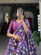 Load image into Gallery viewer, Lavender Tussar Silk Lehenga Choli with Pichwai &amp; Patola Prints ClothsVilla