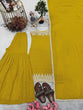 Load image into Gallery viewer, Lemon Elegant Heavy Faux Georgette Handworked Sharara Set with Dupatta – Beads, Mirror &amp; Sequin Embroidery ClothsVilla
