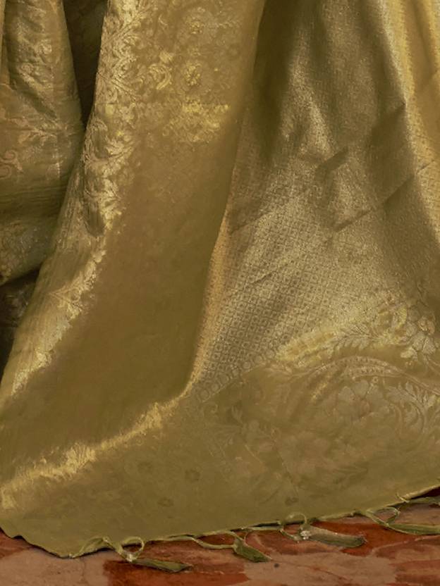 Light Green Stylish Party Wear Saree with Unstitched Blouse Piece ClothsVilla