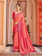 Load image into Gallery viewer, Light Pink Elegant Banarasi Tissue Silk Saree with Zari Woven Design ClothsVilla