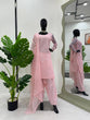 Load image into Gallery viewer, Light Pink Elegant Faux Georgette Embroidered Suit Set ClothsVilla