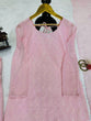 Load image into Gallery viewer, Light Pink Elegant Faux Georgette Embroidered Suit Set ClothsVilla