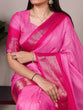 Load image into Gallery viewer, Light Pink Elegant Marsh Mello Zari Weaving Saree with Matching Unstitched Blouse – Traditional Festive &amp; Wedding Wear Clothsvilla