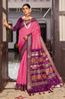 Load image into Gallery viewer, Light Pink Elegant Slub Lilan Saree – Luxurious Semi Tussar Silk ClothsVilla