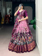 Load image into Gallery viewer, Light Pink Kalamkari Print Lehenga Choli ClothsVilla