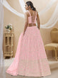 Load image into Gallery viewer, Light Pink Sequin Georgette Engagement Wear Lehenga Choli ClothsVilla