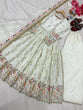 Load image into Gallery viewer, Light Pista Pure Sheesha Silk Gown ClothsVilla