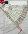 Load image into Gallery viewer, Light Pista Pure Sheesha Silk Gown ClothsVilla