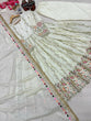 Load image into Gallery viewer, Light Pista Pure Sheesha Silk Gown ClothsVilla