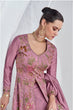 Load image into Gallery viewer, Light Purple Luxurious Viscose Silk Embroidered Gown Set with Dupatta ClothsVilla