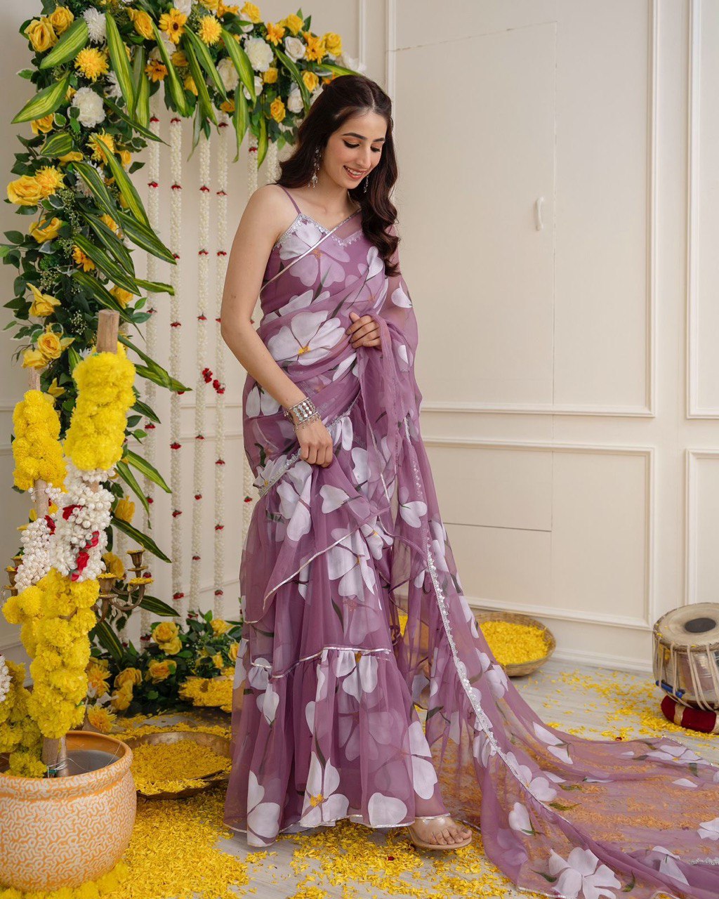 Light Purple Ri8 Fashion - Exclusive Lehenga Saree Design Modern Elegance with a Traditional Twist Clothsvilla