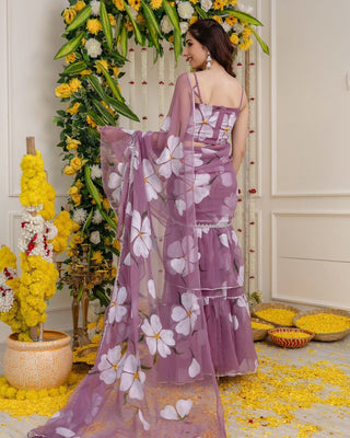 Light Purple Ri8 Fashion - Exclusive Lehenga Saree Design Modern Elegance with a Traditional Twist Clothsvilla