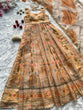 Load image into Gallery viewer, Light Yellow Designer Jimmy Organza Silk Digital Printed Anarkali Gown Set with Dupatta ClothsVilla