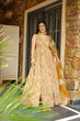 Load image into Gallery viewer, Light Yellow Designer Jimmy Organza Silk Digital Printed Anarkali Gown Set with Dupatta ClothsVilla