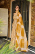 Load image into Gallery viewer, Light Yellow Designer Jimmy Organza Silk Digital Printed Anarkali Gown Set with Dupatta ClothsVilla