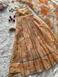 Load image into Gallery viewer, Light Yellow Designer Jimmy Organza Silk Digital Printed Anarkali Gown Set with Dupatta ClothsVilla
