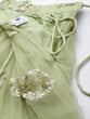 Load image into Gallery viewer, Lime Green Net Embroideried Round Sequins Semi-Stitched Lehenga Clothsvilla