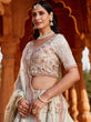 Load image into Gallery viewer, Lime Green Tissue Sequinse embroidery Semi-Stitched Lehenga choli &amp; Dupatta ClothsVilla