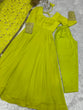 Load image into Gallery viewer, Liril Elegant Georgette Anarkali Gown Set – Festive &amp; Wedding Ready
