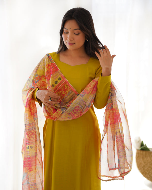 Liril Pure Soft Viscose Straight Fit Kurta Set with Dupatta – Perfect for Summer & Office Wear
