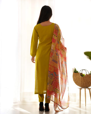 Liril Pure Soft Viscose Straight Fit Kurta Set with Dupatta – Perfect for Summer & Office Wear