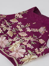 Load image into Gallery viewer, Luxurious Burgundy Sequinned Lehenga Choli Set - Embroidered Elegance ClothsVilla