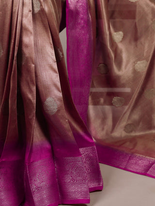 Luxurious Rumali Silk Saree with Rich Zari Weaving & Matching Unstitched Zari-Woven Blouse ClothsVilla