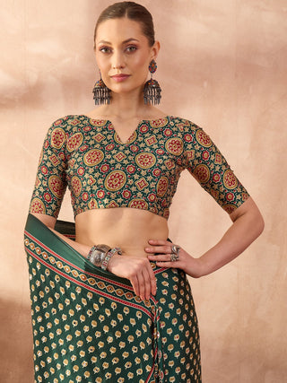 Maira Mirror Work Semi Modal Saree for Wedding & Party Wear ClothsVilla