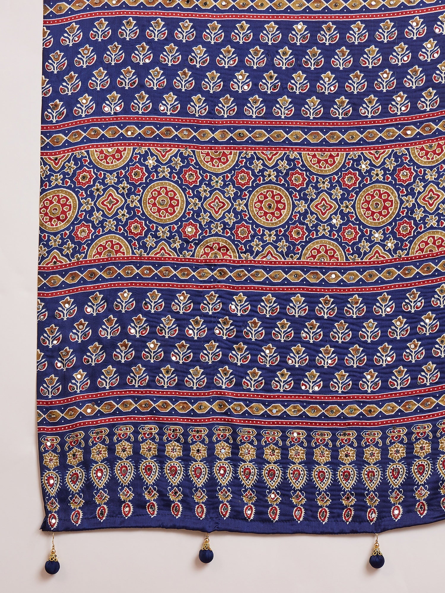Maira Mirror Work Semi Modal Saree for Wedding & Party Wear ClothsVilla