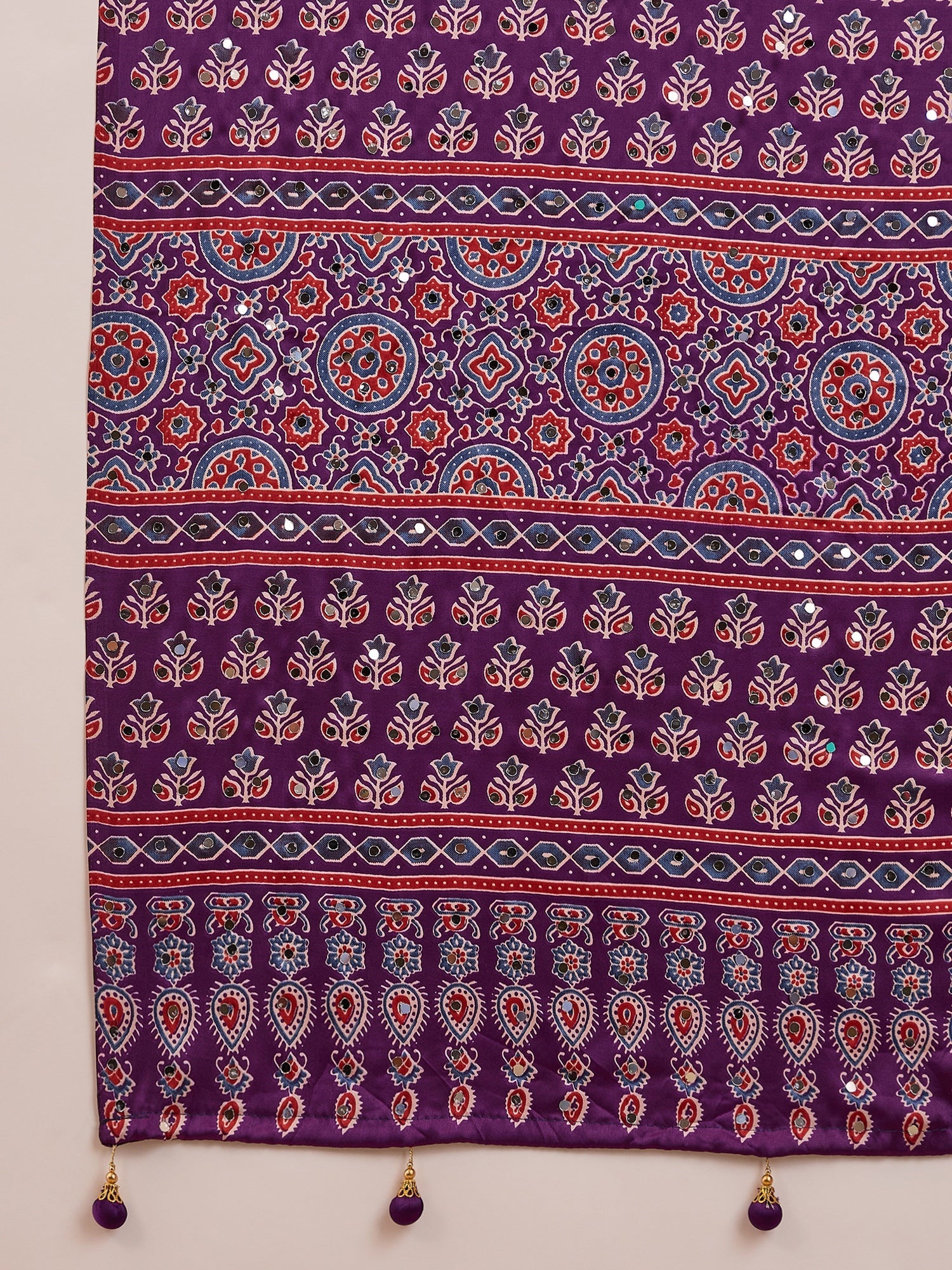 Maira Mirror Work Semi Modal Saree for Wedding & Party Wear ClothsVilla