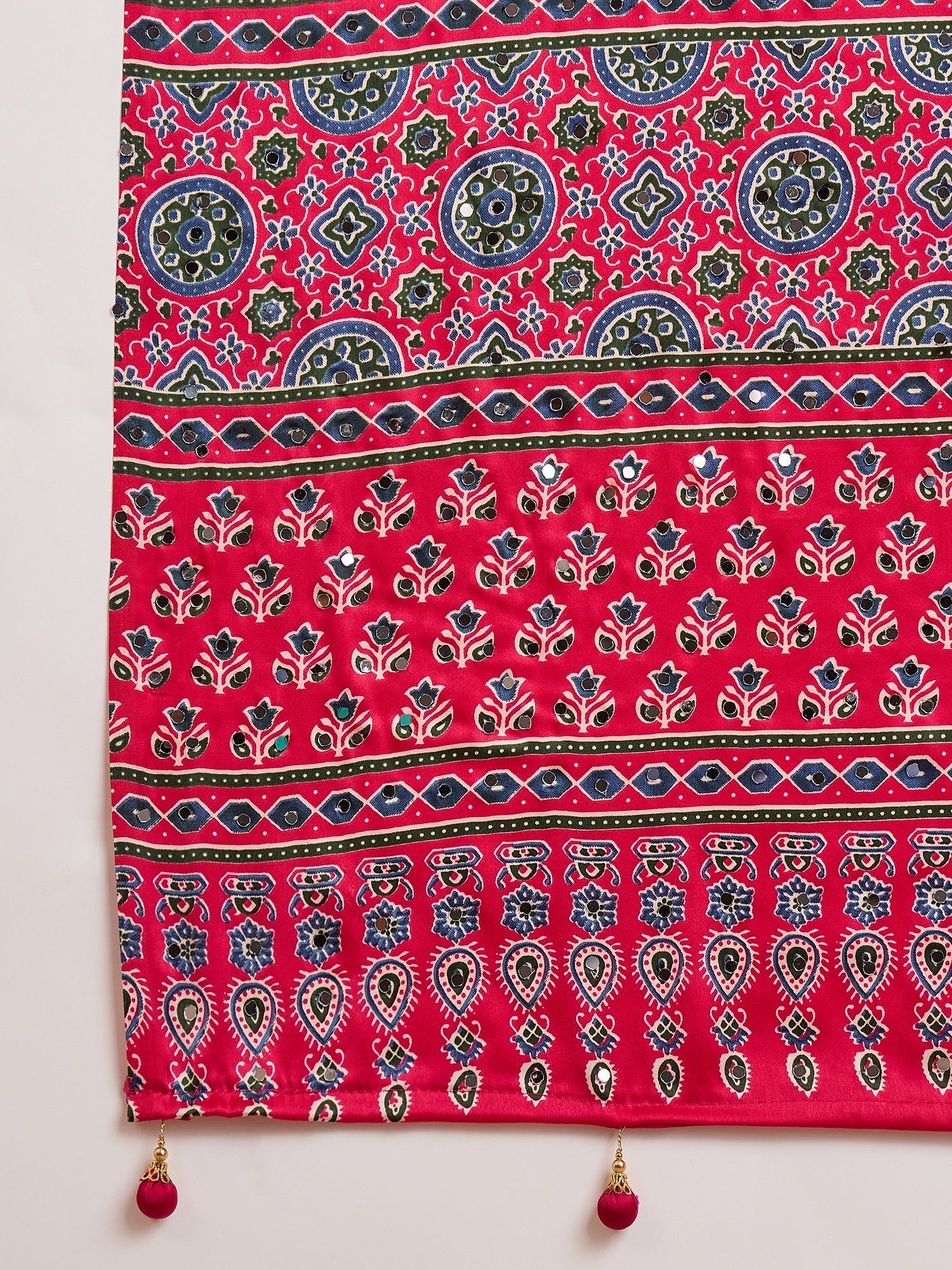Maira Mirror Work Semi Modal Saree for Wedding & Party Wear ClothsVilla