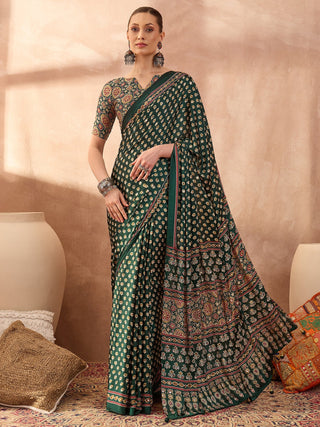 Maira Mirror Work Semi Modal Saree for Wedding & Party Wear ClothsVilla