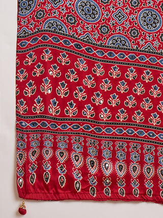 Maira Mirror Work Semi Modal Saree for Wedding & Party Wear ClothsVilla
