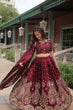 Load image into Gallery viewer, Maroon Designer Lehenga Choli with Dupatta – Rangoli Silk, Sequins, and Thread Embroidery ClothsVilla
