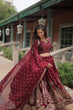 Load image into Gallery viewer, Maroon Designer Lehenga Choli with Dupatta – Rangoli Silk, Sequins, and Thread Embroidery ClothsVilla