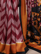 Load image into Gallery viewer, Maroon Elegant Printed Tasar Silk Saree with Matching Unstitched Blouse ClothsVilla