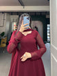 Load image into Gallery viewer, Alluring Maroon Georgette Kurti Palazzo Set with Dupatta - Modern Indian Chic - Set of 3 ClothsVilla