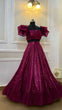 Load image into Gallery viewer, Maroon Glamorous Georgette Lehenga Set with Sequins &amp; Ruffle Border Detailing ClothsVilla
