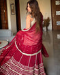 Load image into Gallery viewer, Maroon Graceful Embroidered Lehenga Set ClothsVilla