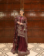 Load image into Gallery viewer, Maroon Heavy Faux Georgette Embroidered Kurta Palazzo Set with 5 mm Sequins, Rivet Moti Work &amp; Designer Lace Dupatta ClothsVilla