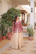 Load image into Gallery viewer, Maroon Jacquard Lehenga Choli Set ClothsVilla