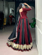Load image into Gallery viewer, Maroon Mirror Work Lehenga Set ClothsVilla