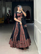 Load image into Gallery viewer, Maroon Navratri Lehenga Set with Gota Patti and Mirror Work ClothsVilla