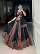 Load image into Gallery viewer, Maroon Navratri Lehenga Set with Gota Patti and Mirror Work ClothsVilla