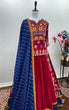 Load image into Gallery viewer, Maroon Navratri Pure Rayon Lehenga Choli Set with Gamthi Embroidery Clothsvilla