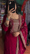 Load image into Gallery viewer, Maroon Premium Designer Readymade Suit Set Heavy Chinon Silk Clothsvilla