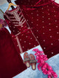 Load image into Gallery viewer, Maroon Premium Designer Readymade Top, Plazzo &amp; Dupatta Set – Elegant Velvet Party Wear Collection Clothsvilla