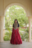 Maroon Rayon Lehenga Choli Clothsvilla